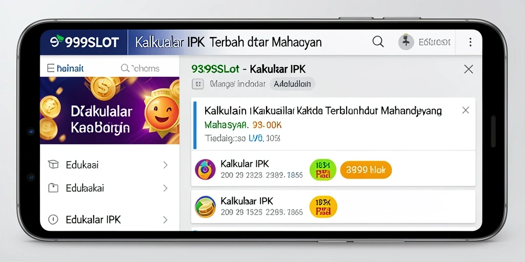 Tampilan antarmuka 9399SLOT yang sederhana dan fungsional.