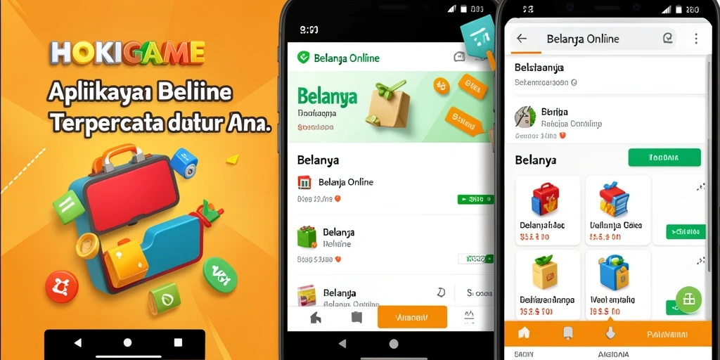 Antarmuka HOKIGAME yang sederhana dan mudah digunakan