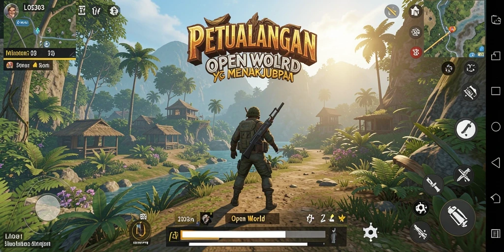Tampilan antarmuka permainan LOS303 yang menawarkan pengalaman Open World.