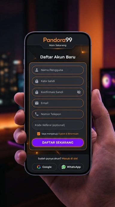 Panduan Mudah Daftar Akun Pandora99 untuk Pengguna Android