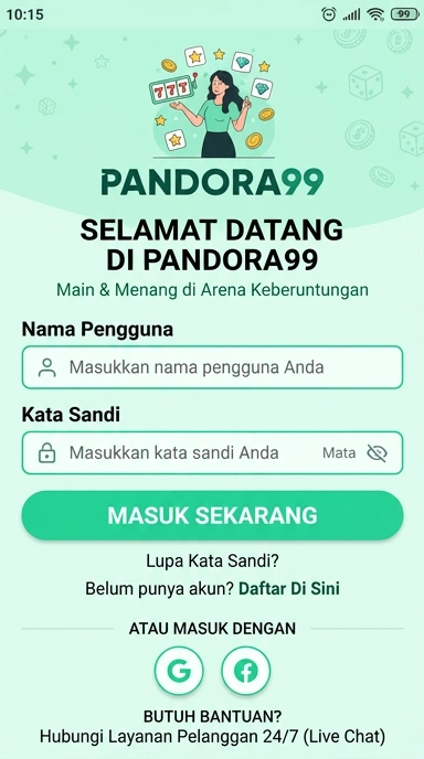 Panduan Masuk Akun Pandora99 untuk Pengguna Android