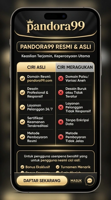 Halaman Resmi pandora99 untuk Pengguna Android Indonesia